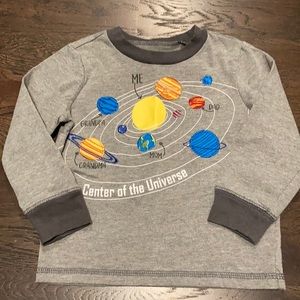 2/$10 | “Center of the universe” long-sleeve t-shirt (2T)